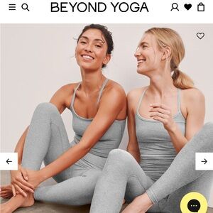 Beyond Yoga Grey Workout Pants